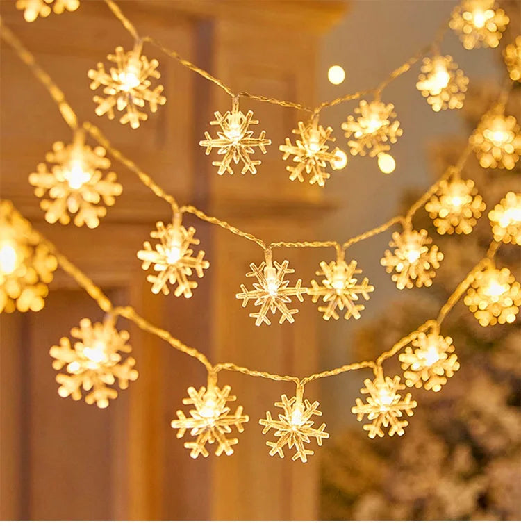 Christmas Tree Snowflake LED String