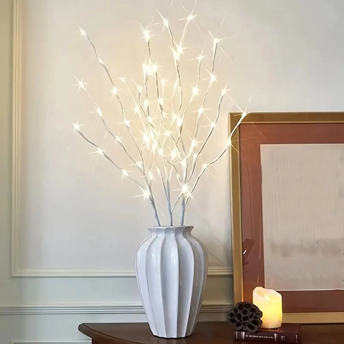 1 PC White Birch Branch Light LED