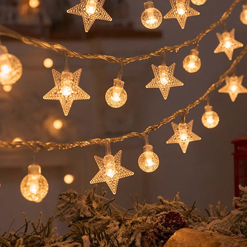 Christmas Tree Snowflake LED String