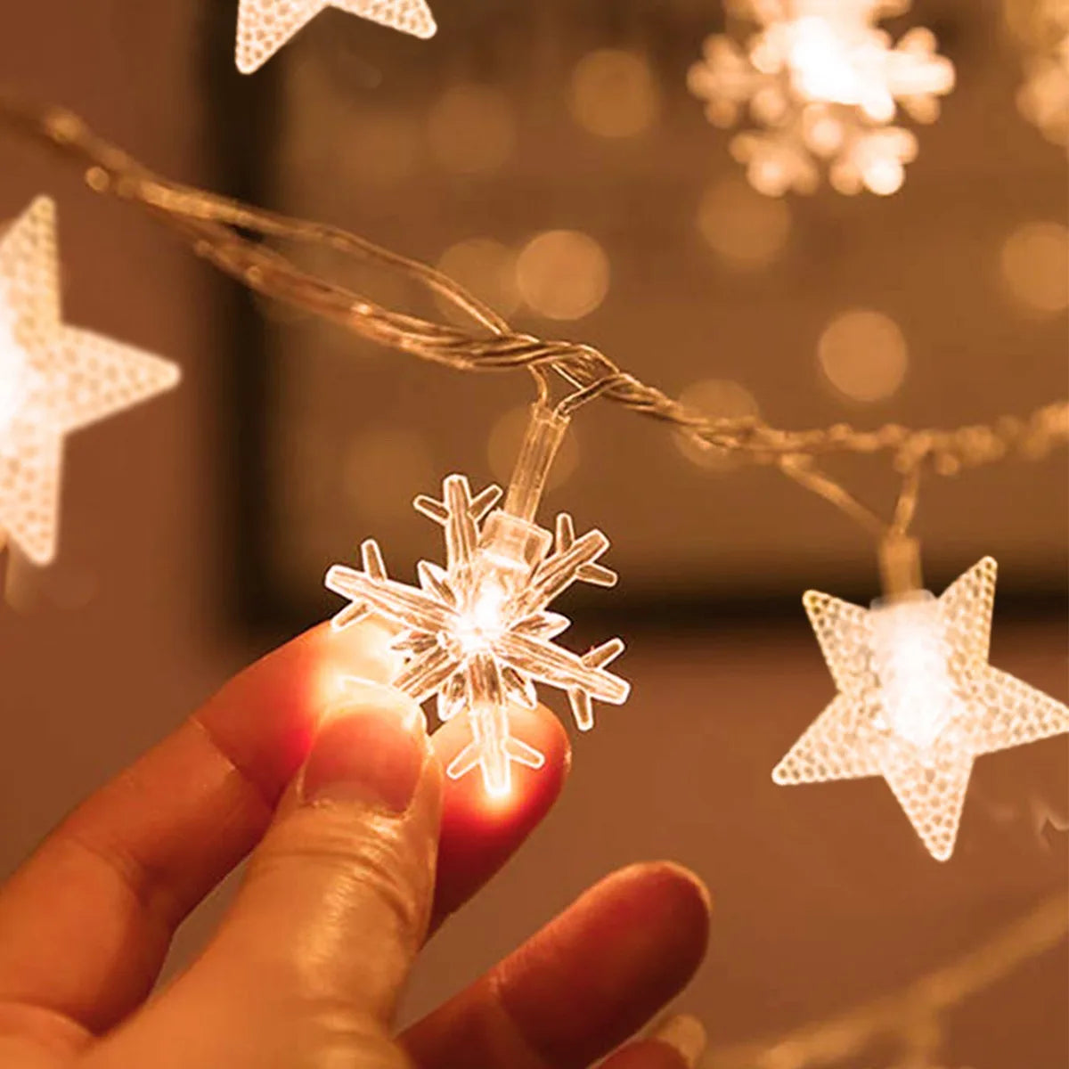 Christmas Tree Snowflake LED String